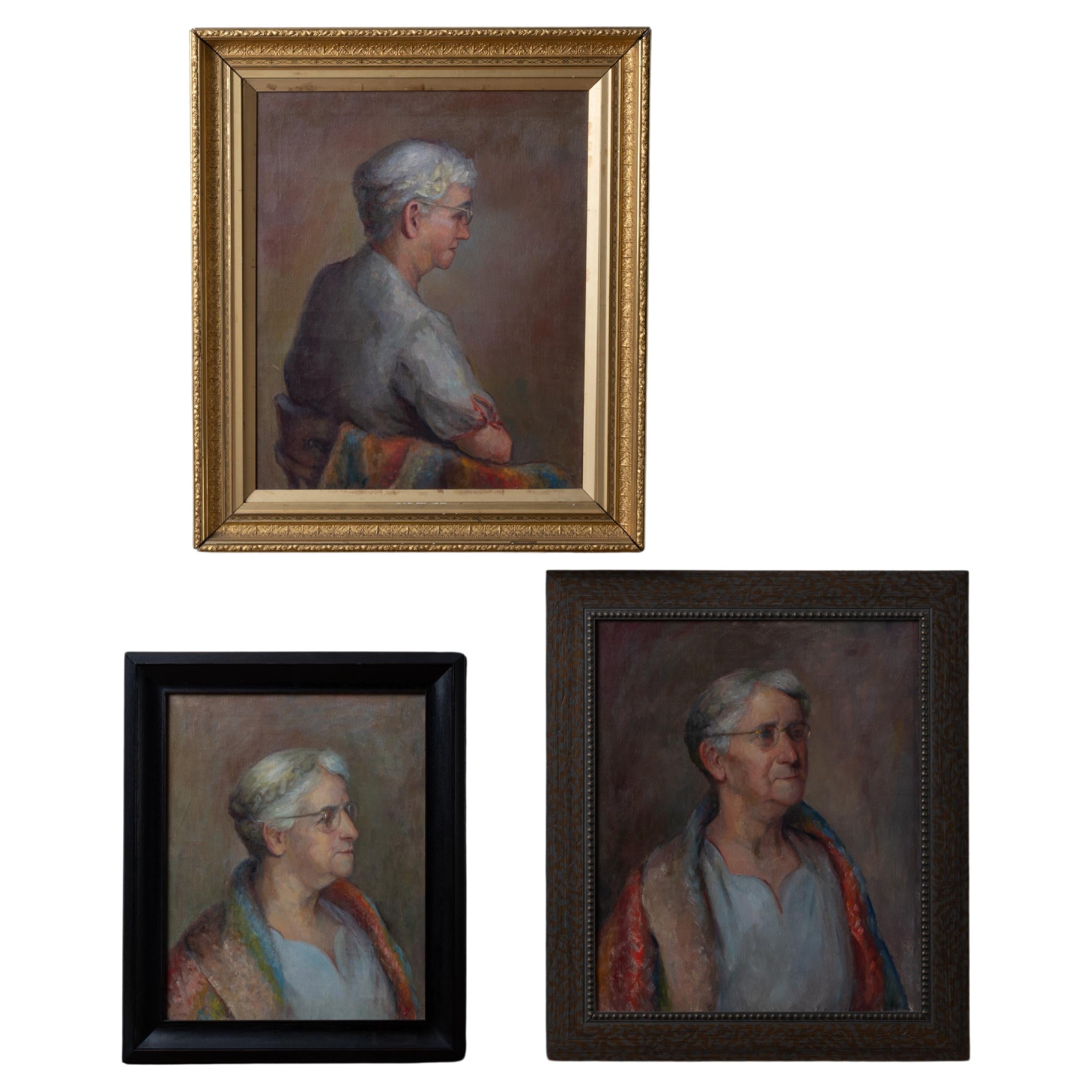 Anne Taylor Nash - 3 Retratos de matrona
