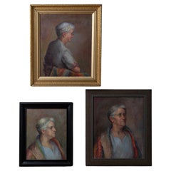 Anne Taylor Nash – 3 Porträtstudien von Matron