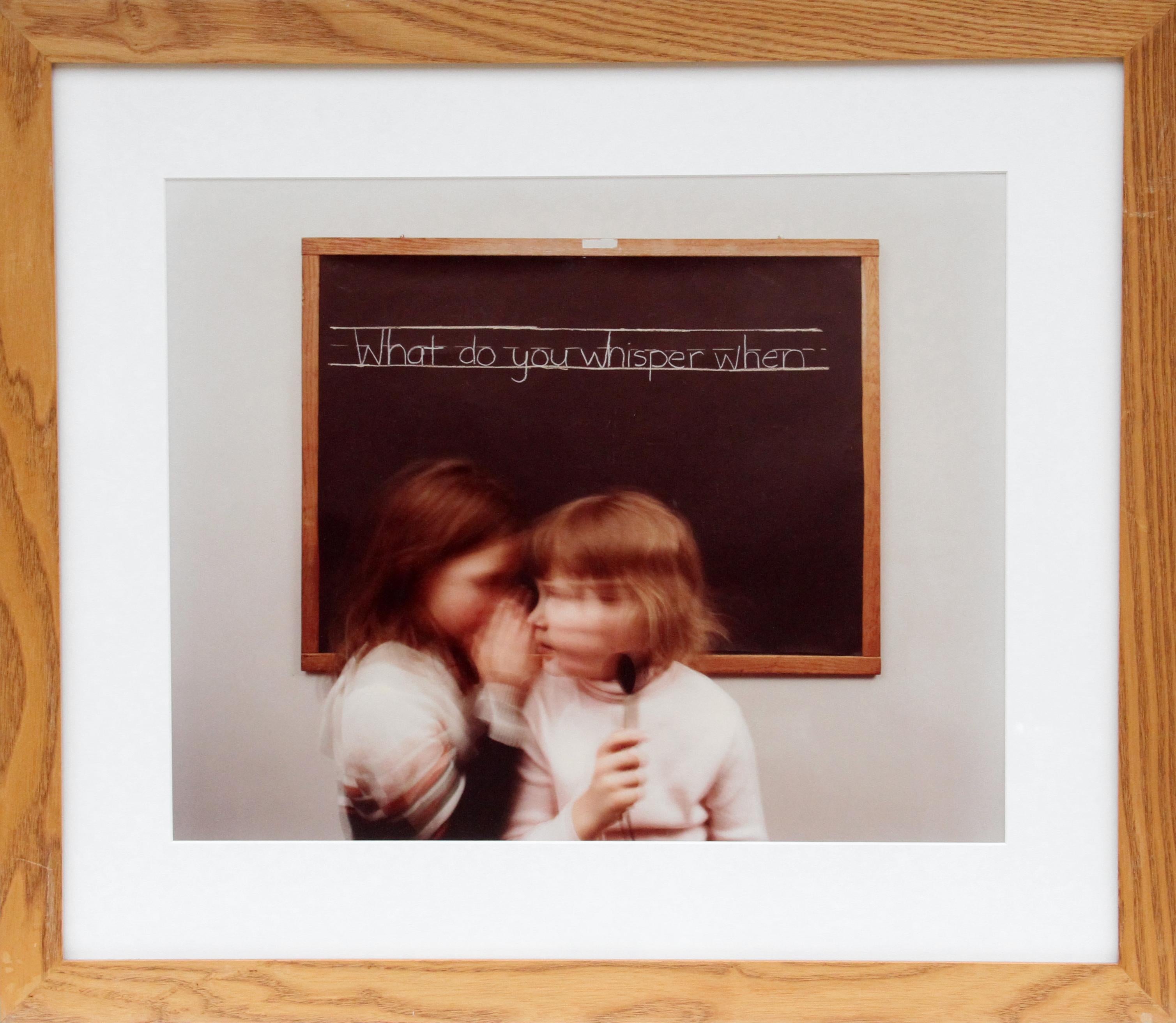 "What Do You Whisper", 1982, Color Photograph by Anne Turyn