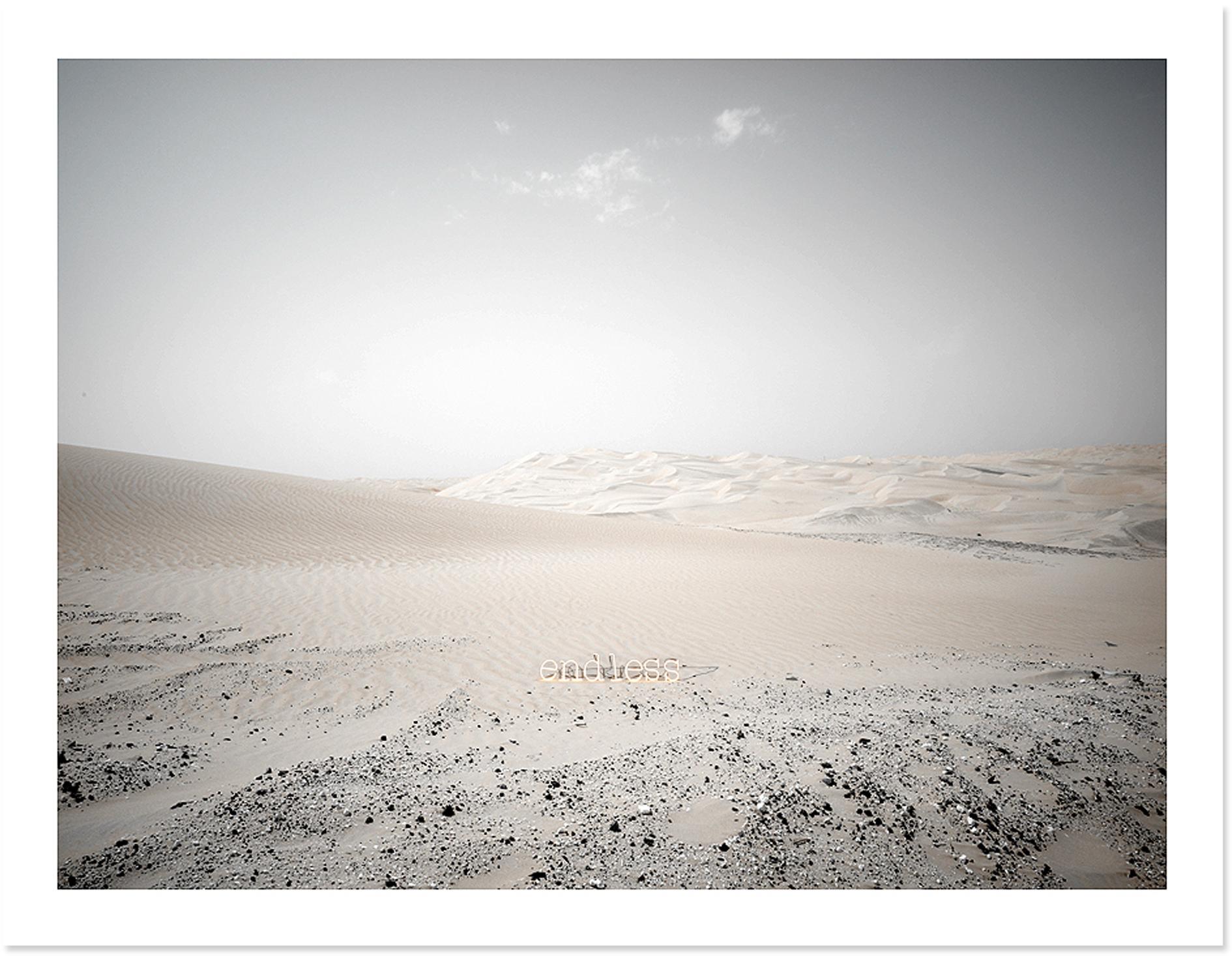 Anne Valverde Color Photograph - Endless Desert Stone, The Dream Art Project