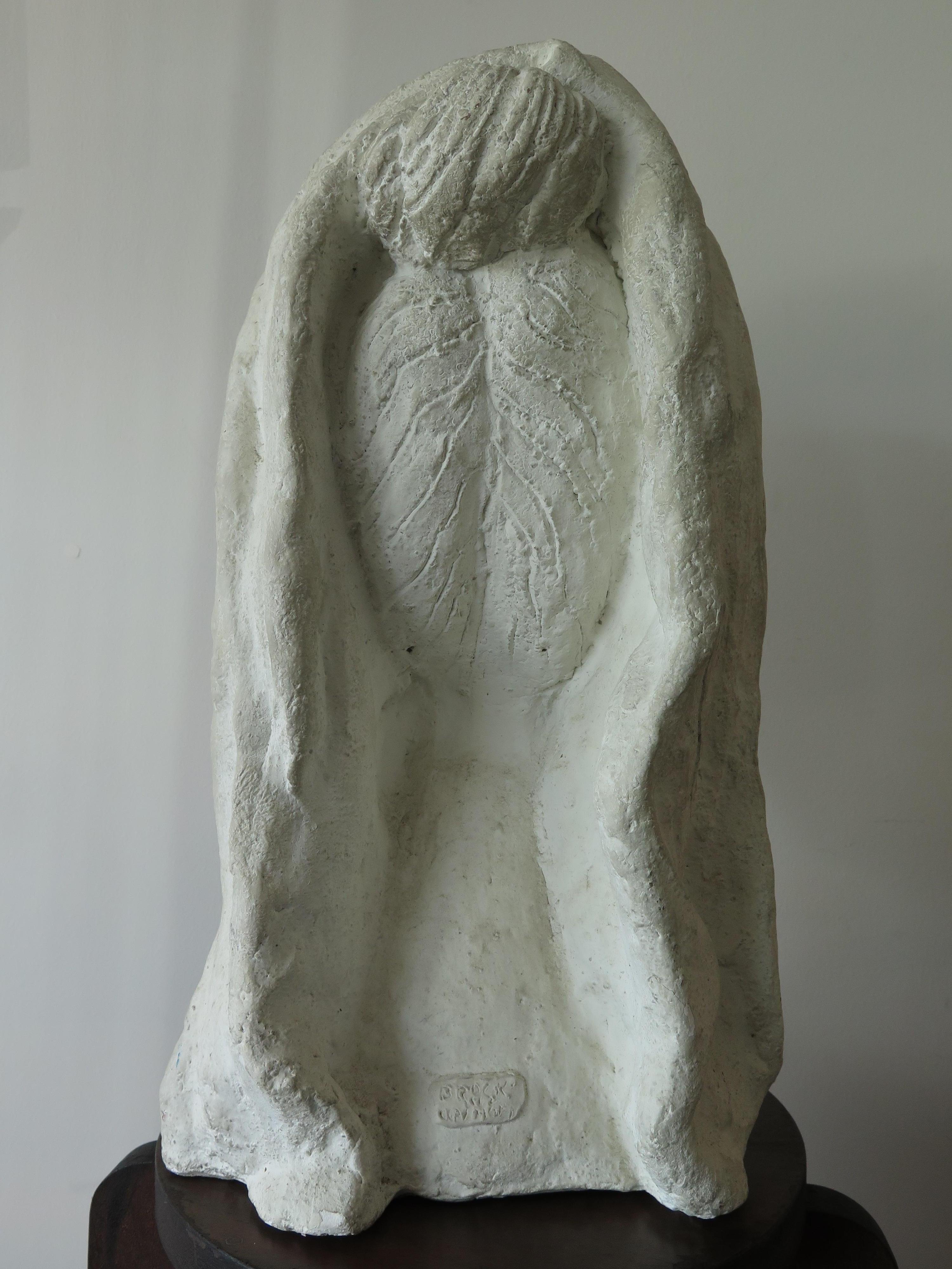 Anne Van Kleeck Gips-Skulptur aus der Mitte des Jahrhunderts (Moderne der Mitte des Jahrhunderts) im Angebot