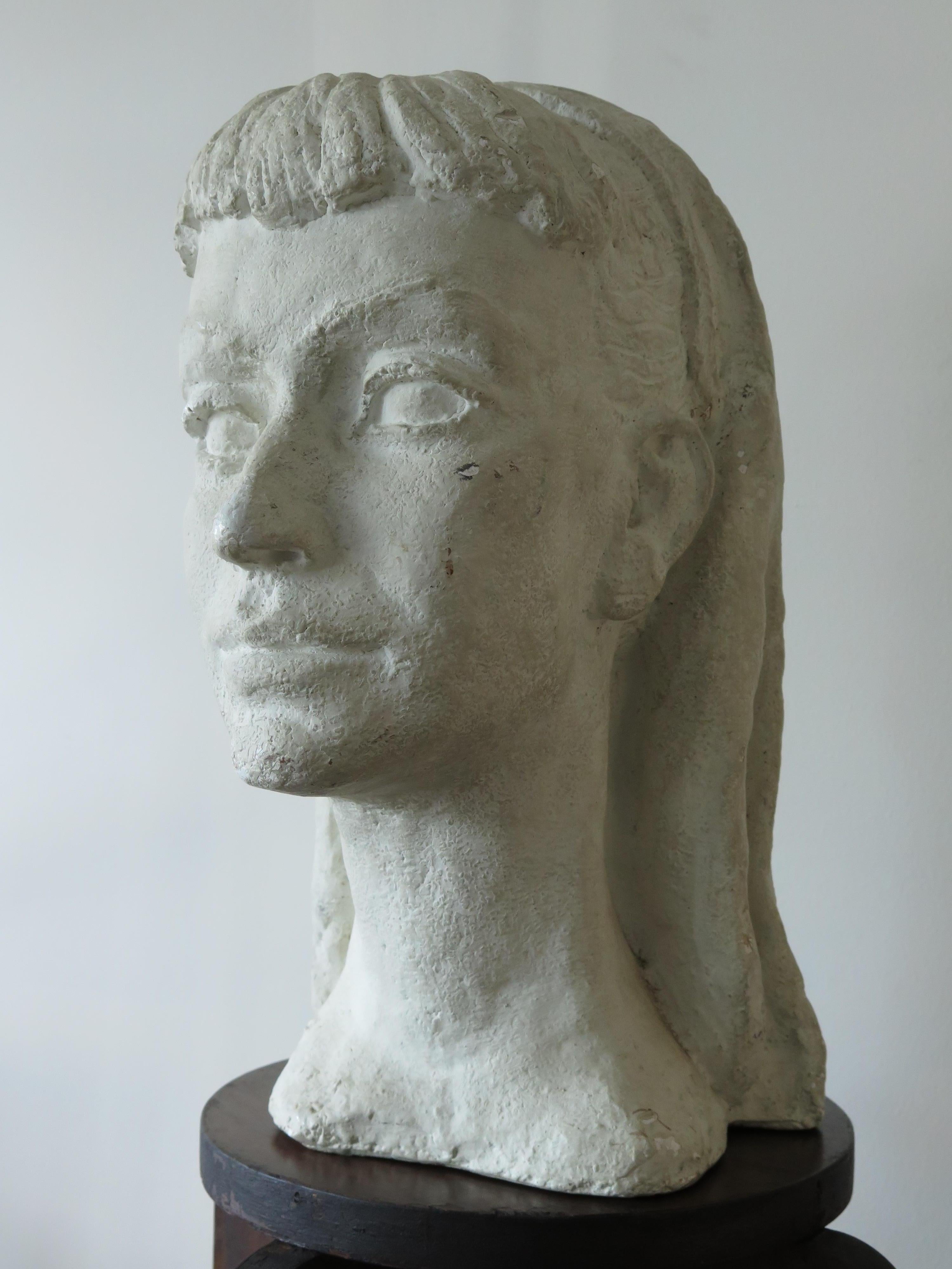 Anne Van Kleeck Gips-Skulptur aus der Mitte des Jahrhunderts (amerikanisch) im Angebot