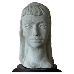 Scultura in gesso Anne Van Kleeck Metà secolo