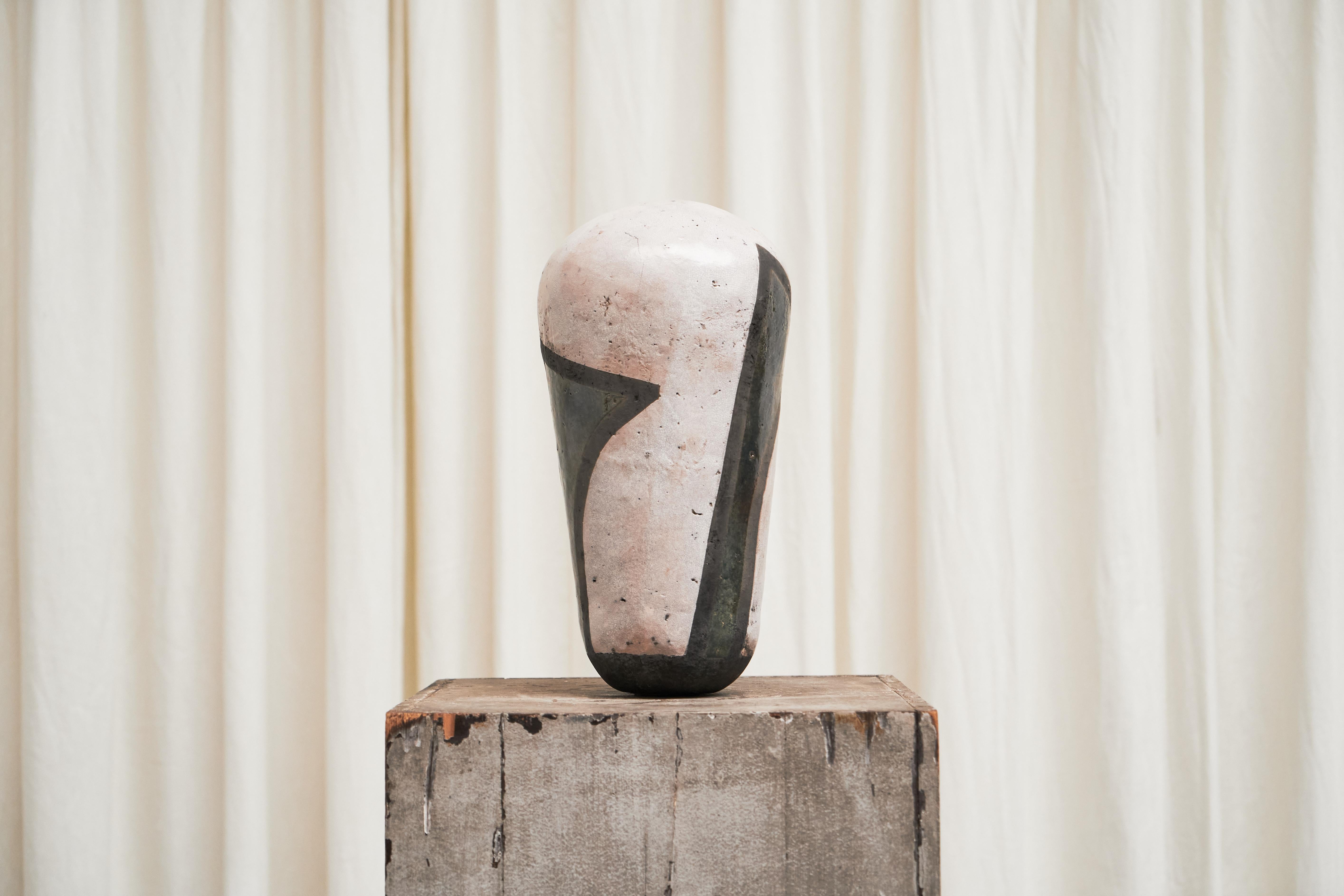 Terracotta Grande Objects di Studio Pottery di Anne Westgeest degli anni '70 in vendita