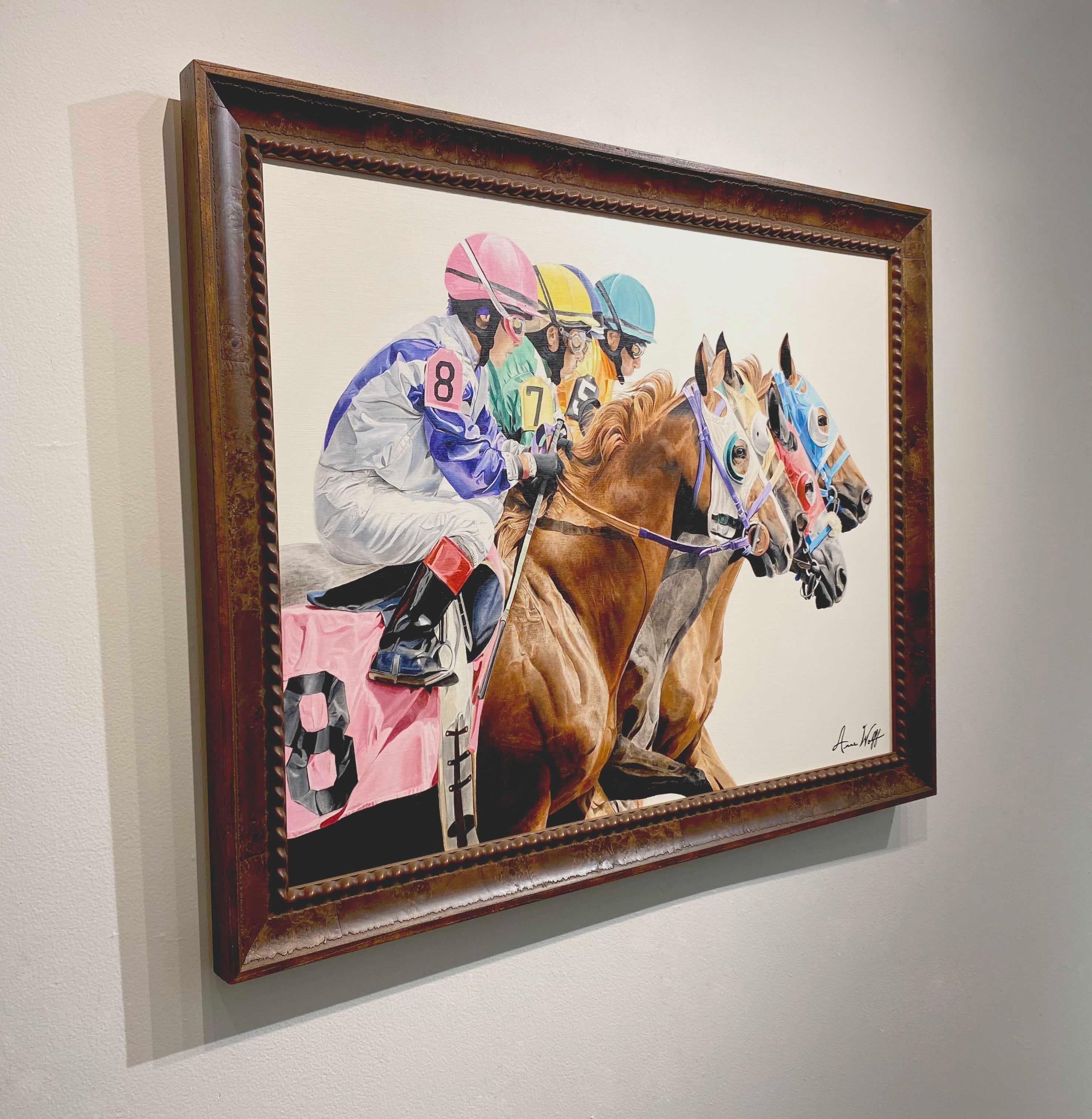 This equine racing painting 