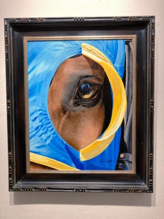 Anne Wolff, "Moondance Joy", Realistic Horse Portrait Oil Painting on Canvas