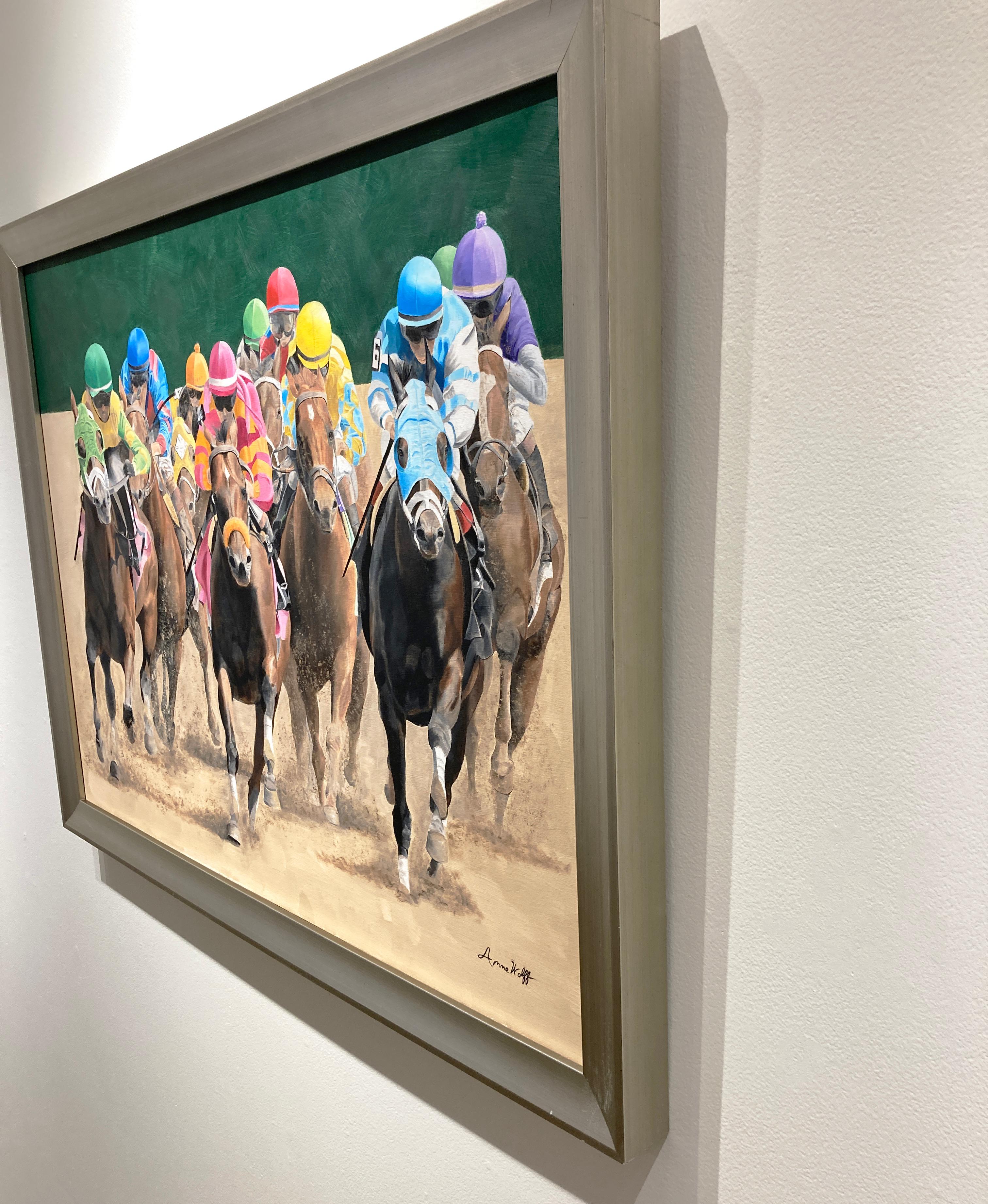 This equine racing painting 