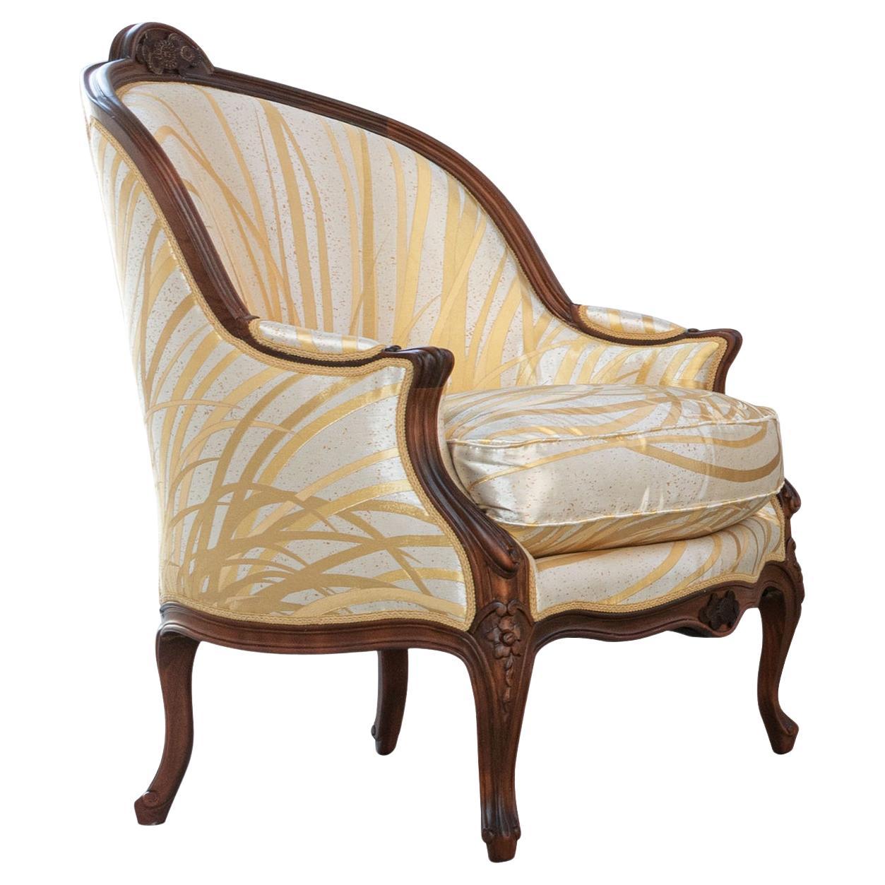 Anne Yellow Armchair For Sale