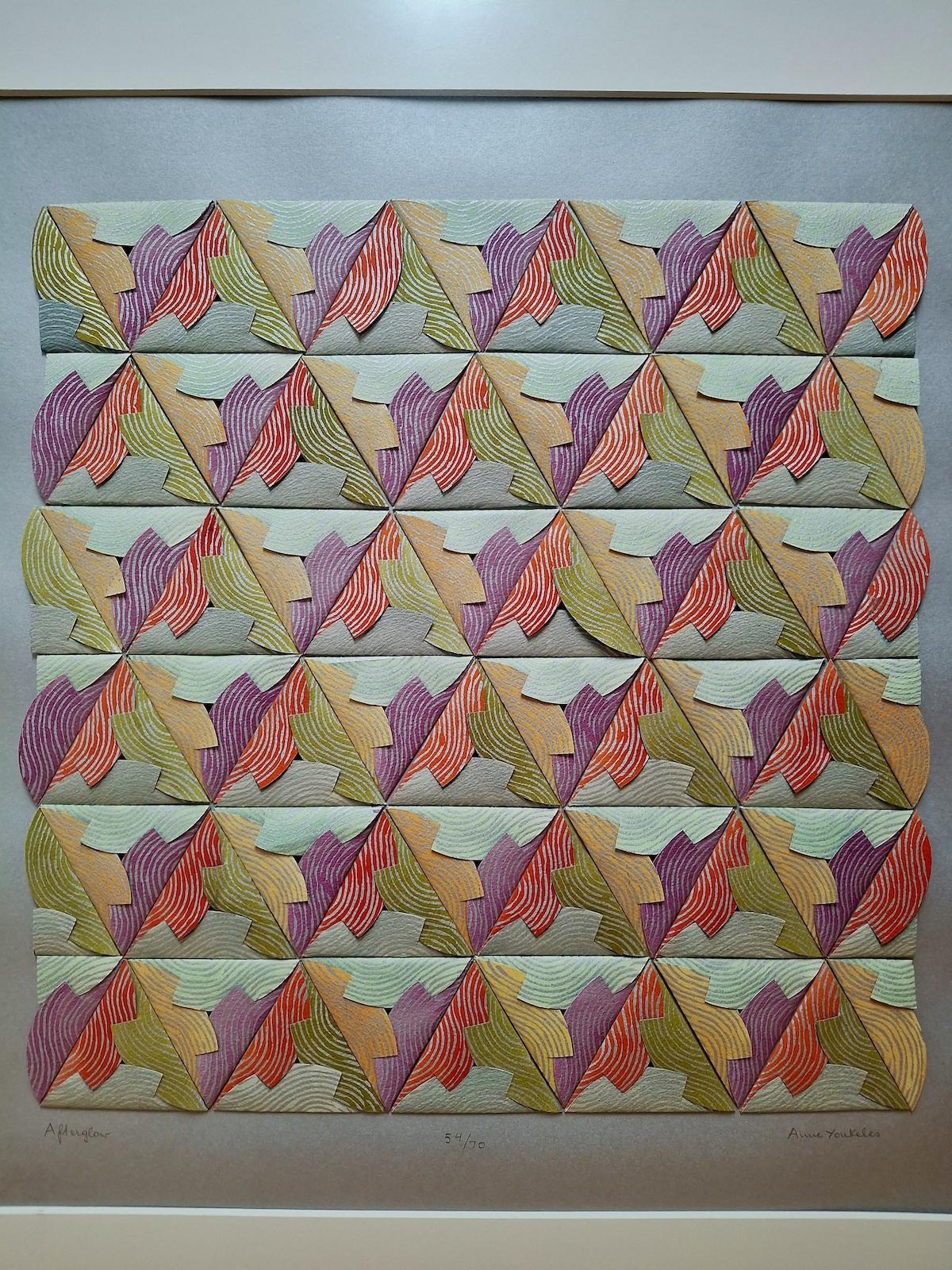 “Afterglow” A Mixed-Media Composition - Abstract Mixed Media Art by Anne Youkeles