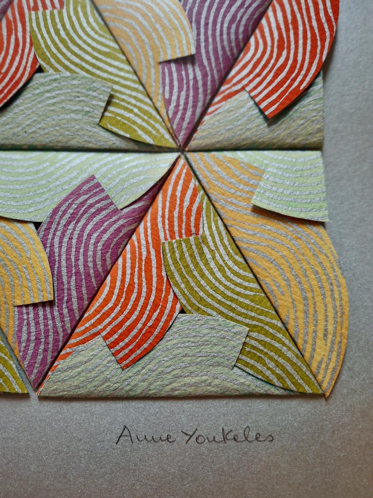 “Afterglow” A Mixed-Media Composition For Sale 3