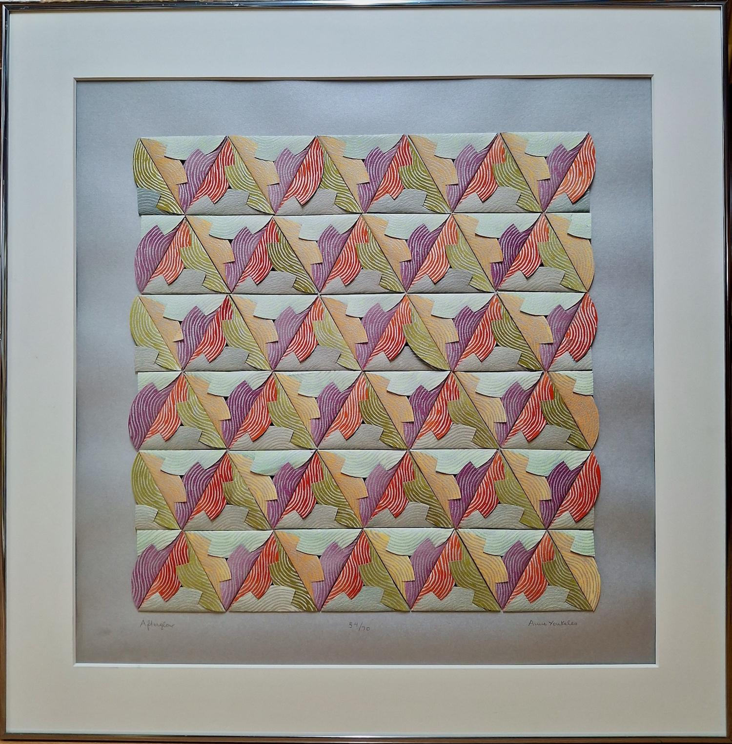 “Afterglow” A Mixed-Media Composition - Mixed Media Art by Anne Youkeles