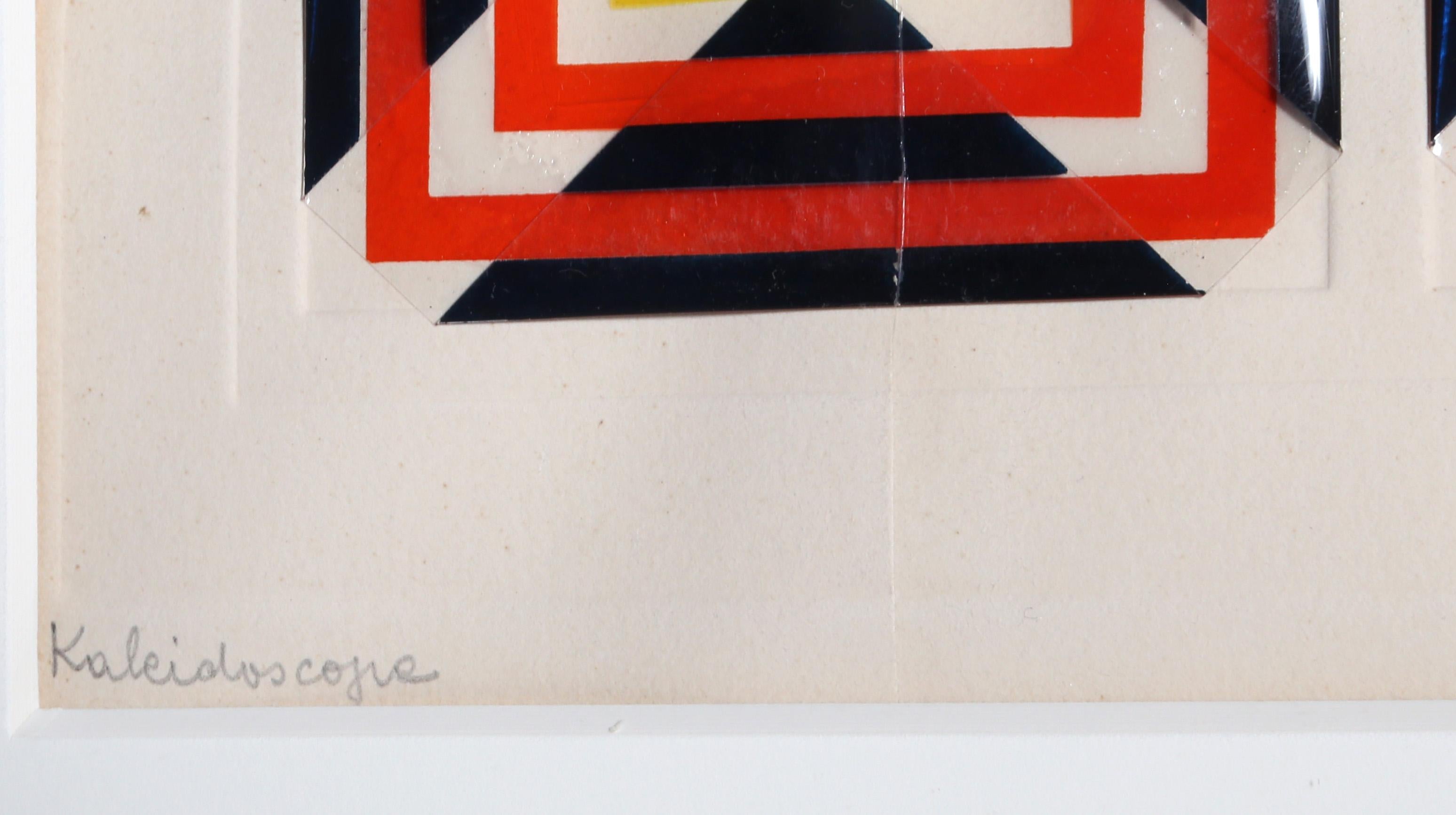 Kaleidoscope, Geometric 3-D Screenprint by Anne Youkeles 1969 For Sale 3