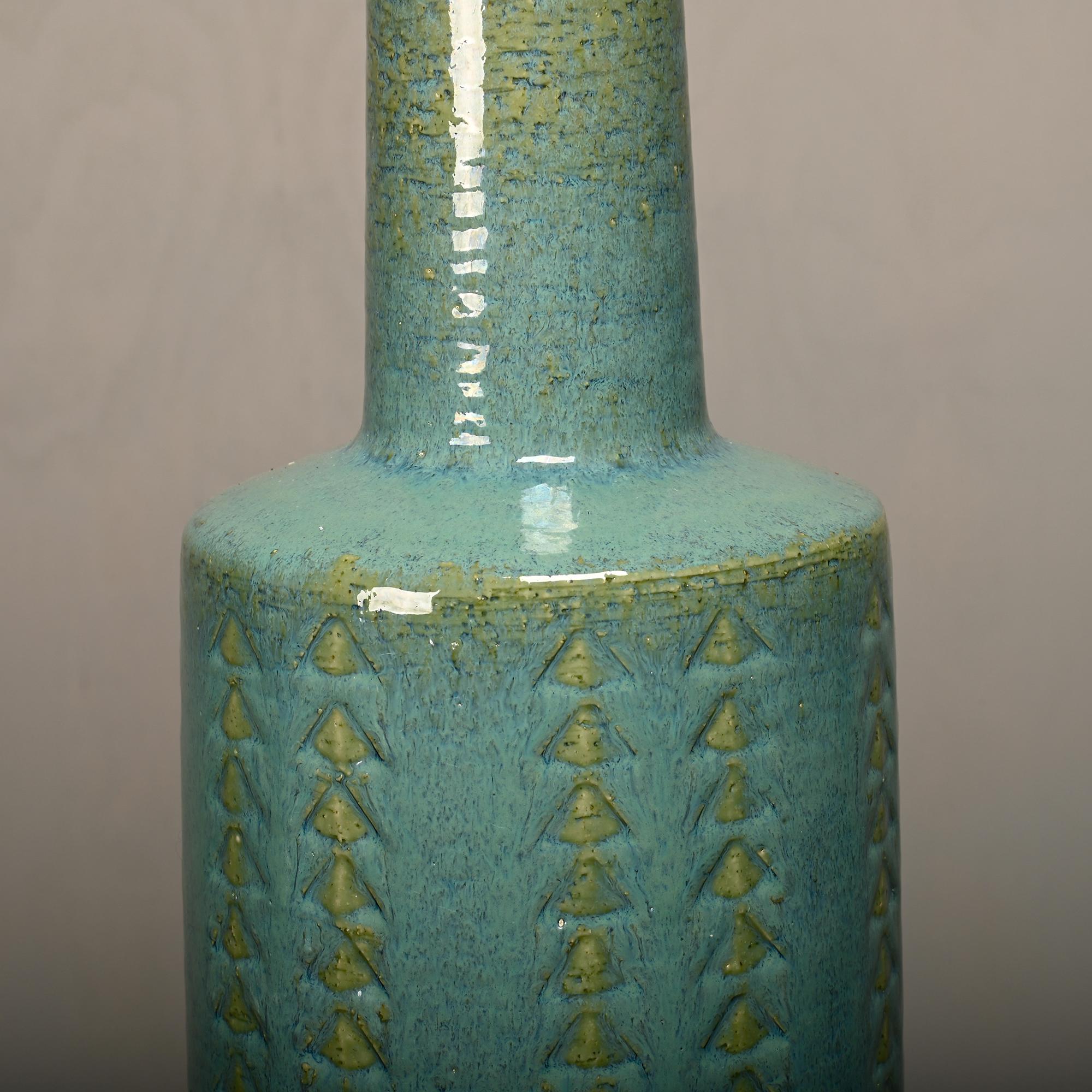 Annelies & Per Linnemann-Schmidt large ceramic Table Lamp for Palshus, Denmark In Good Condition For Sale In Amsterdam, NL