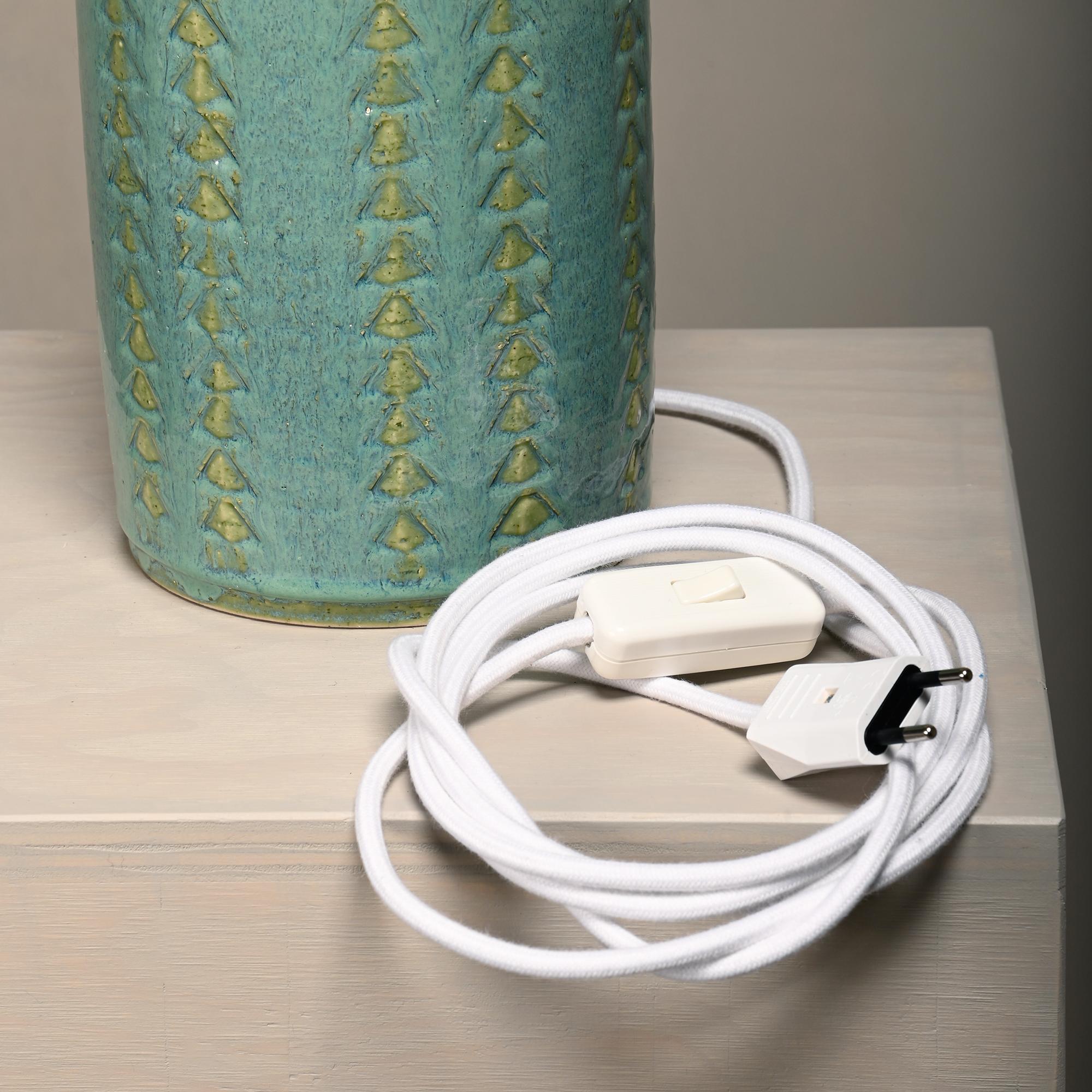 Annelies & Per Linnemann-Schmidt large ceramic Table Lamp for Palshus, Denmark For Sale 1