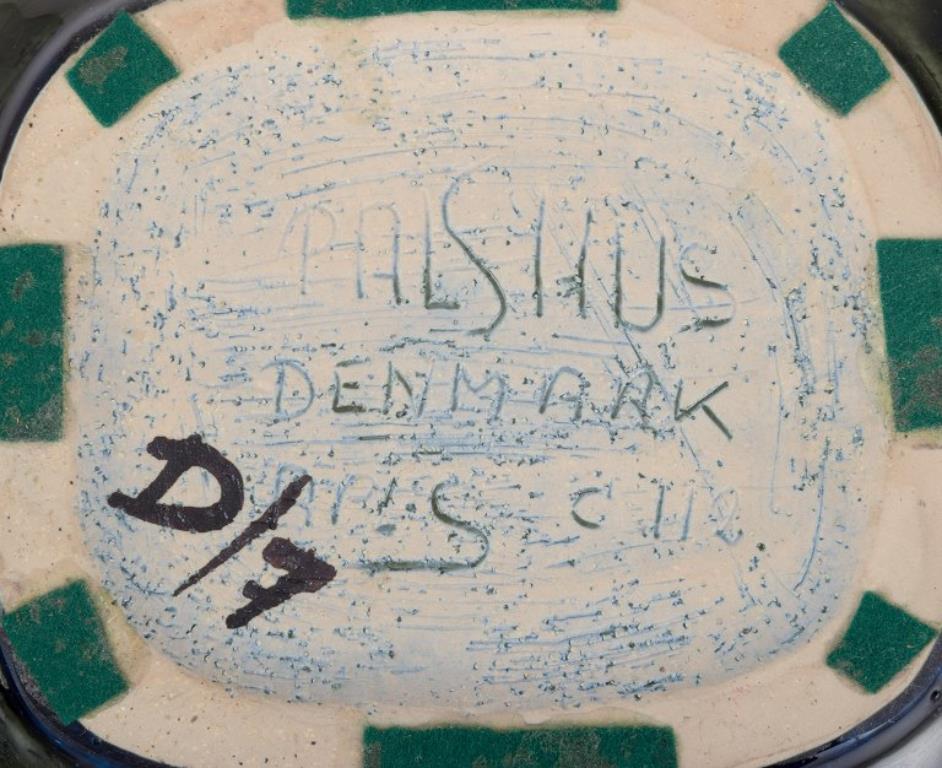 Annelise und Per Linnemann-Schmidt für Palshus. Große und seltene Keramikschale. im Angebot 1