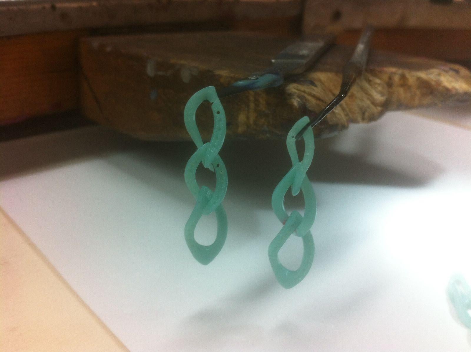 Annellino Italian Fine Jewellery Boucles d'oreilles en or rose 18kt et diamant blanc Neuf - En vente à London, GB