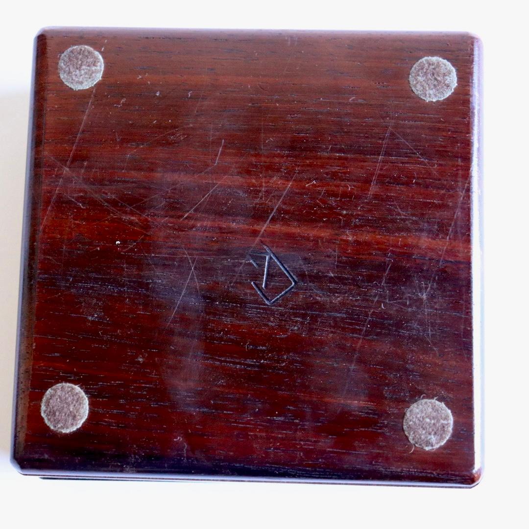 Mid-20th Century Annemarie Davidson Enamel Rosewood Box