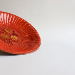 Annemarie Davidson Ghostline Enamel and Copper Bowl in Yellow and Orange