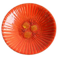 Annemarie Davidson Ghostline Enamel and Copper Bowl in Yellow and Orange
