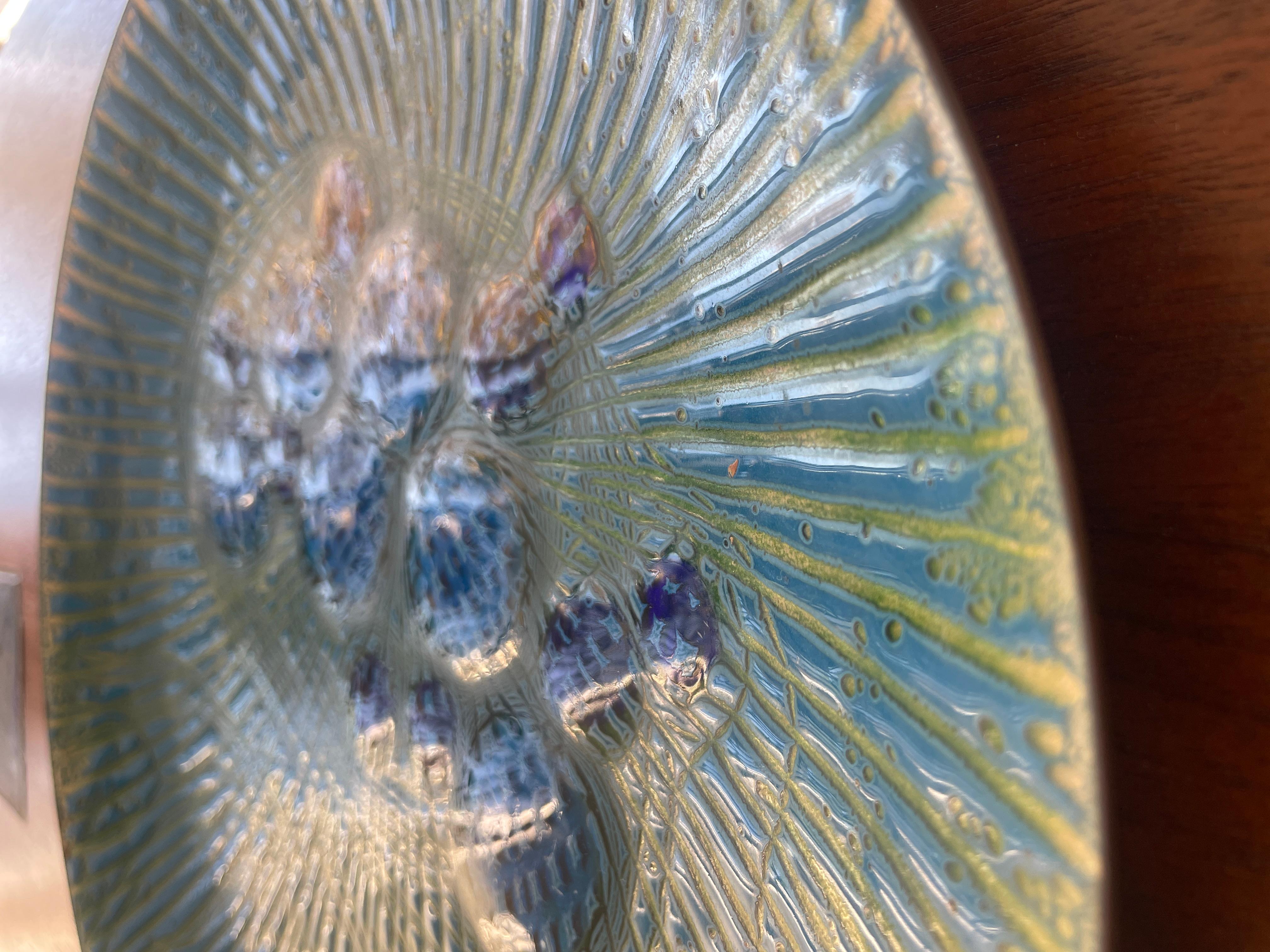 Mid-20th Century Annemarie Davidson Ghostline Enamel and Copper Plate