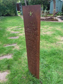 Apples, Editioned, Rusted Corten Steel Garden Sculpture by Annet Stirling