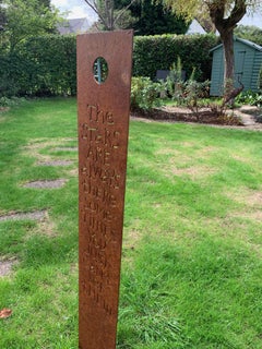 Stars, Editioned, Rusted Corten Steel Garden Sculpture by Annet Stirling