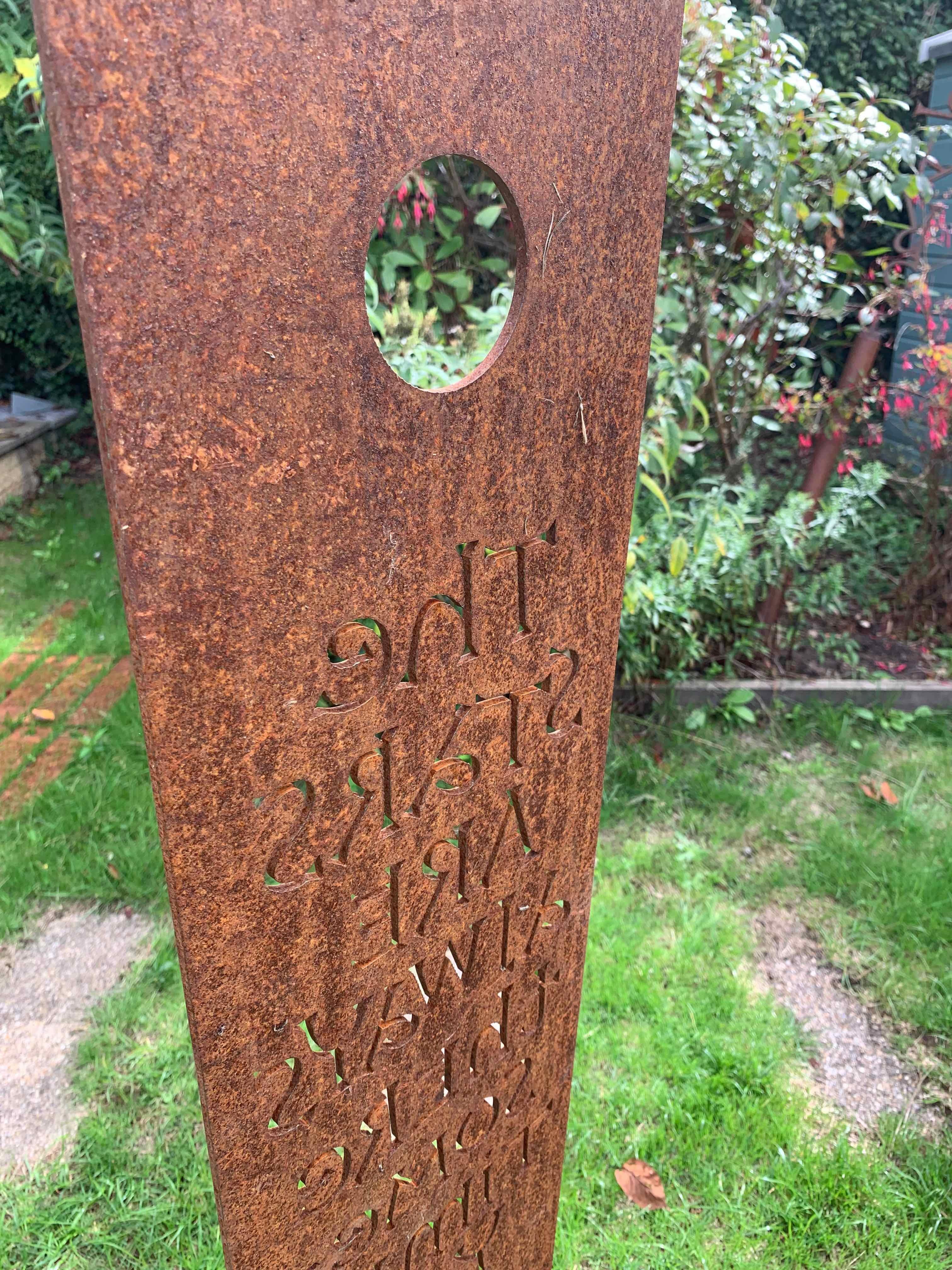 Stars, Editioned, Rusted Corten Steel Garden Sculpture by Annet Stirling For Sale 1