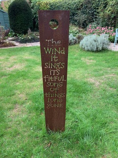 Wind, Editioned, Rusted Corten Steel Garden Sculpture by Annet Stirling