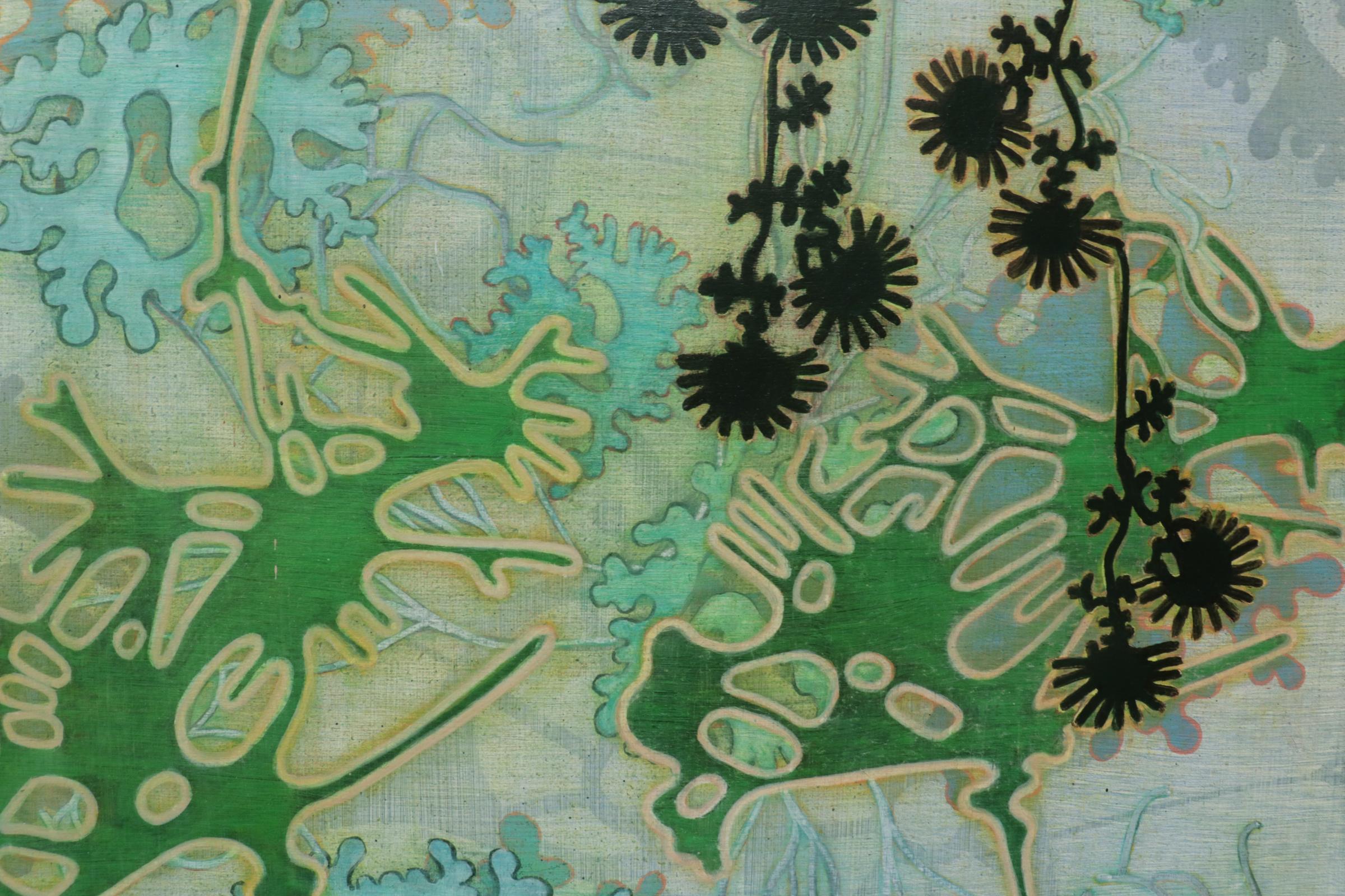 #17-07, Abstract Floral Painting 1