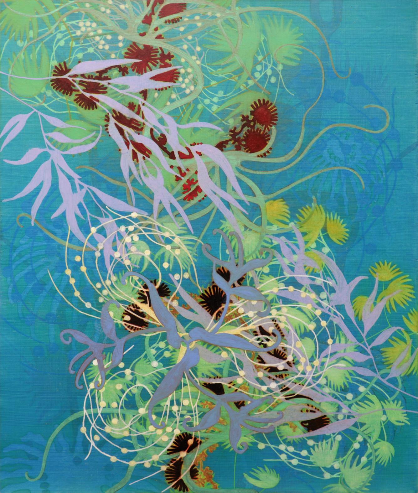#21-04 - Vivid Colors - Peinture florale abstraite
