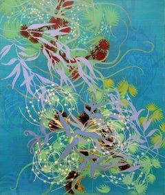 #21-04, Vivid Colors - Abstract Floral Painting