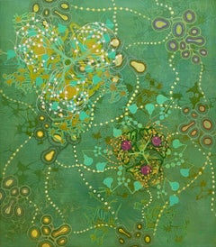 #21-11, Abstract Floral Painting