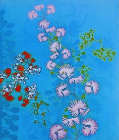 #21-13, Abstract Floral Painting