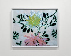 #24-15 - Abstract Oil painting / Colorful Floral