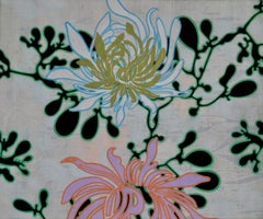 #24-15 - Abstract Oil painting / Colorful Floral