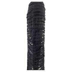 Annette Görtz Vintage Black Long Evening Skirt with Layers