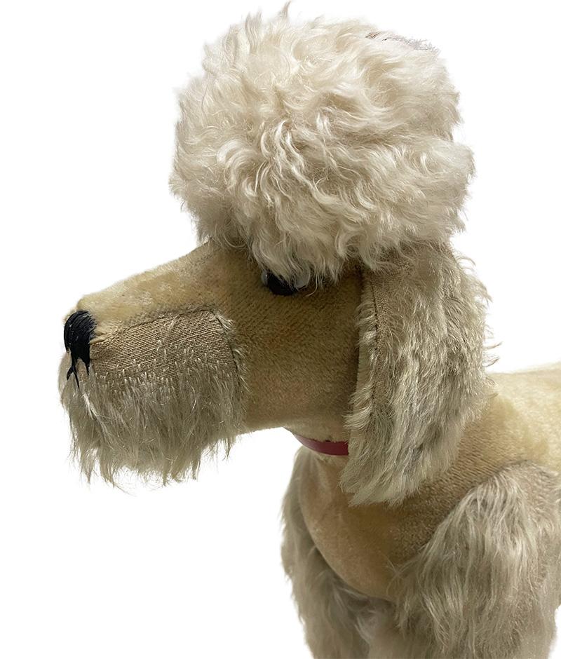 Annette Himstedt Doll Jule 1992/1993 and Steiff ride-on pull Poodle For Sale 3