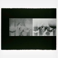 Grande stampa astratta contemporanea di Annette Lemieux, acquaforte, acquatinta e censore