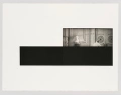 Large Contemporary Annette Lemieux Photo Etching Aquatint Censor Abstract Print