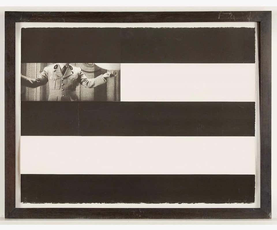 Large Contemporary Annette Lemieux Photo Etching Aquatint Censor Abstract Print