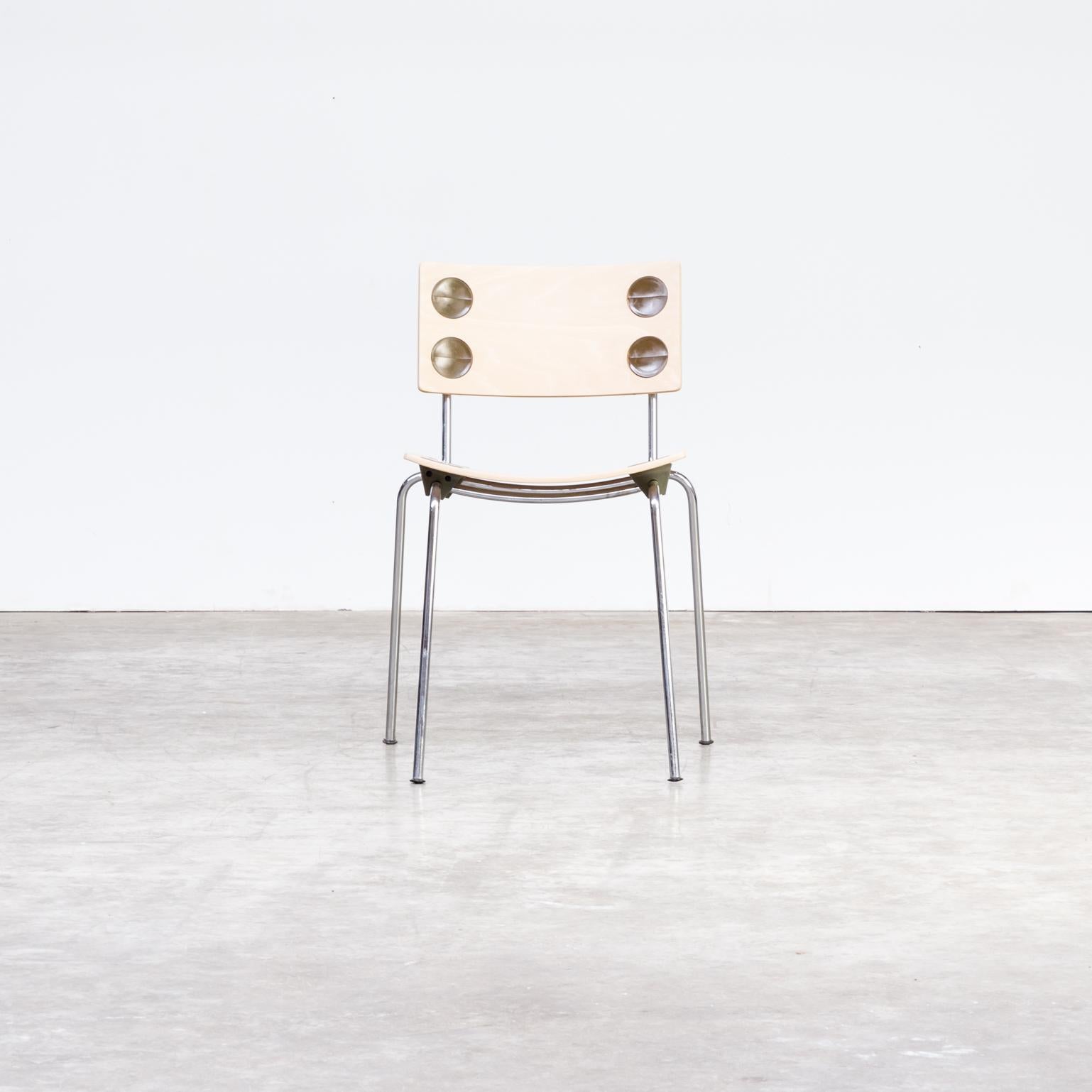 Contemporary Annette van Citters ‘Bubbles’ Stackable Chair for Lande Set or Four For Sale