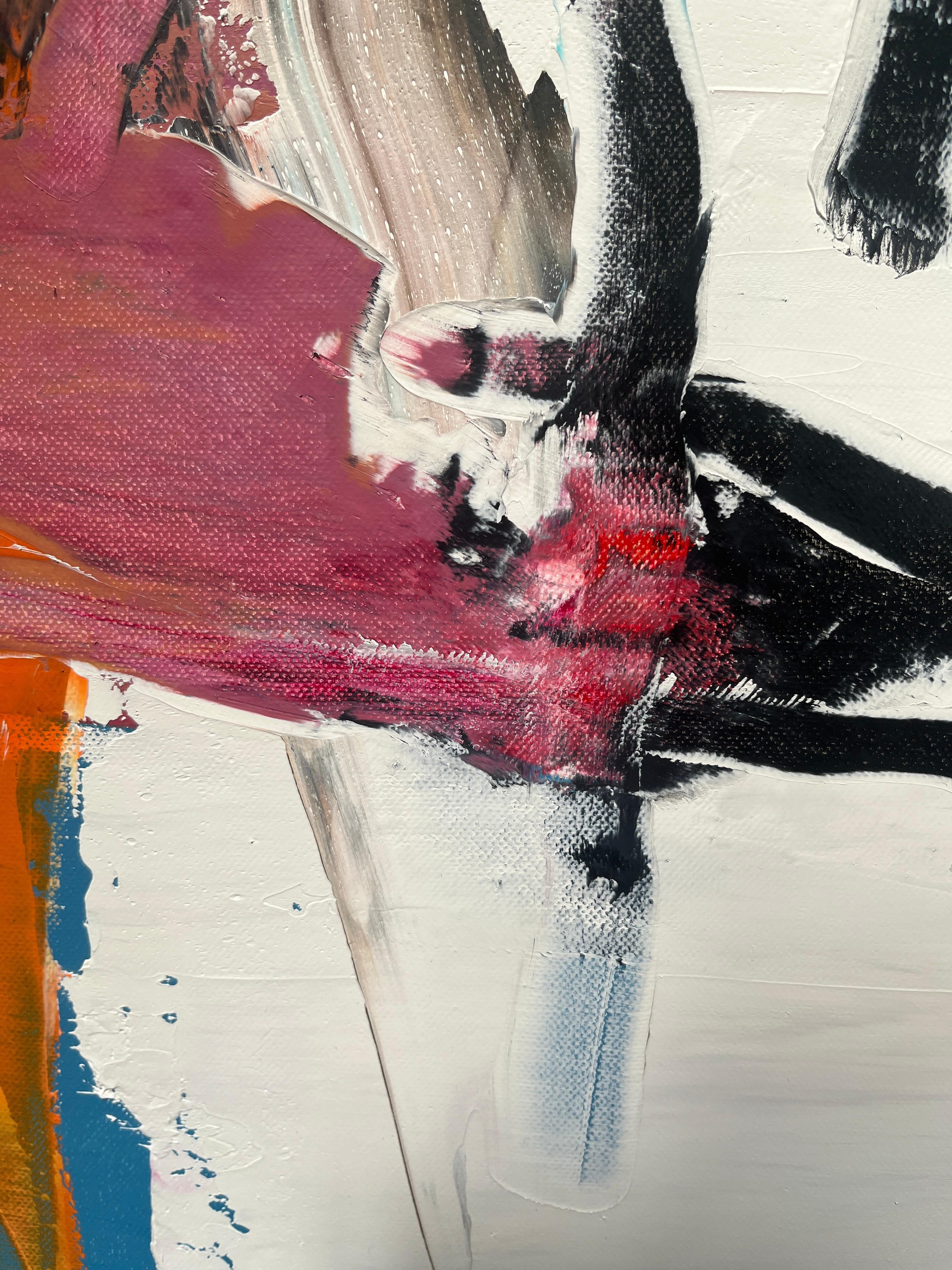 Carroll Gardens: Pittura ad olio astratta contemporanea in vendita 1