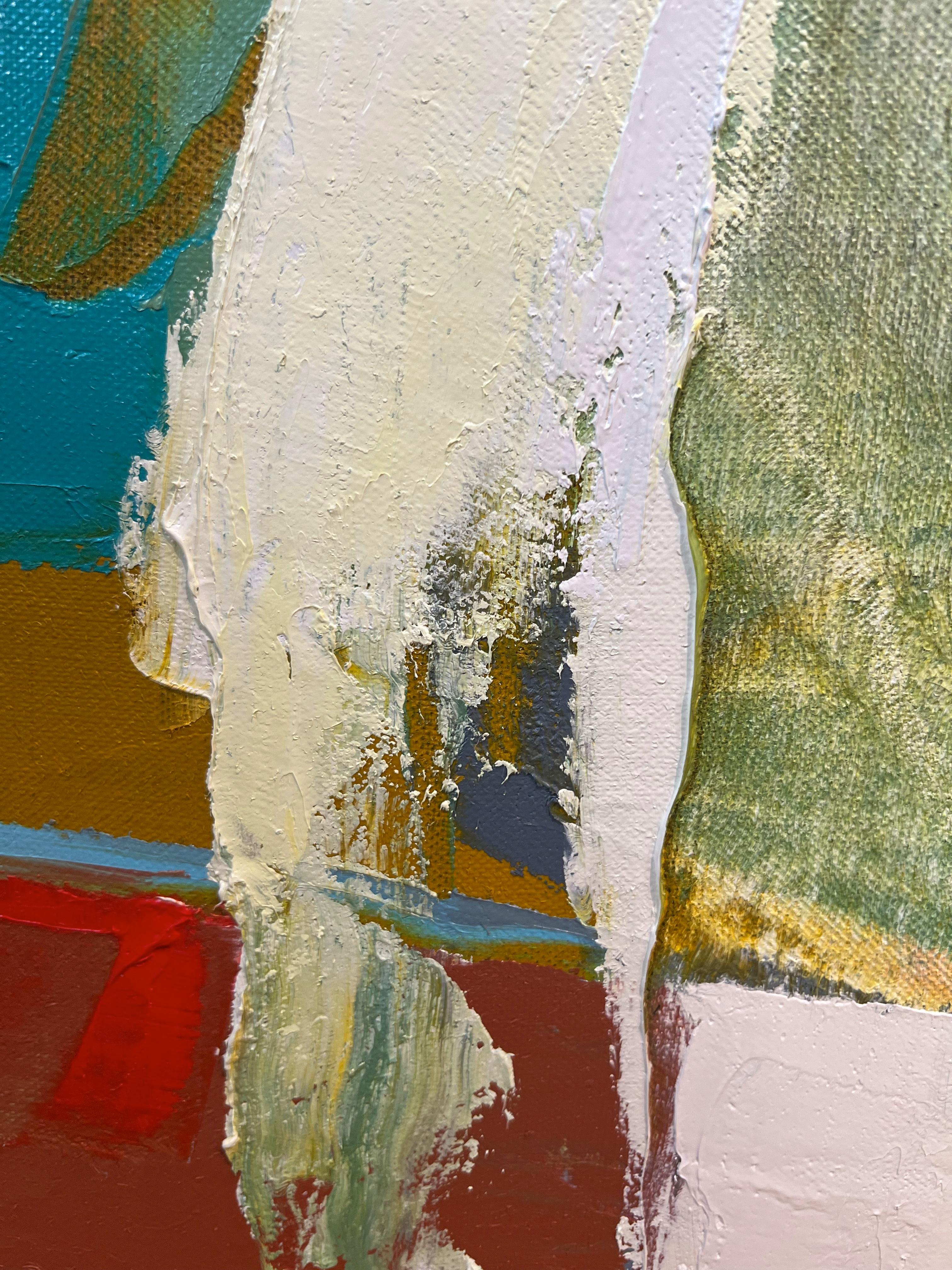 Grace Alley - Abstract Painting Blu di Annette Werndl