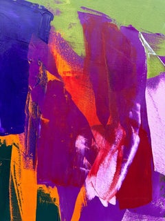 Zeitgenössisches abstraktes Ölgemälde „Lafayette Street“