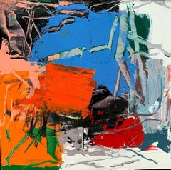 Pista di pattinaggio Lascer: Pittura ad olio astratta contemporanea