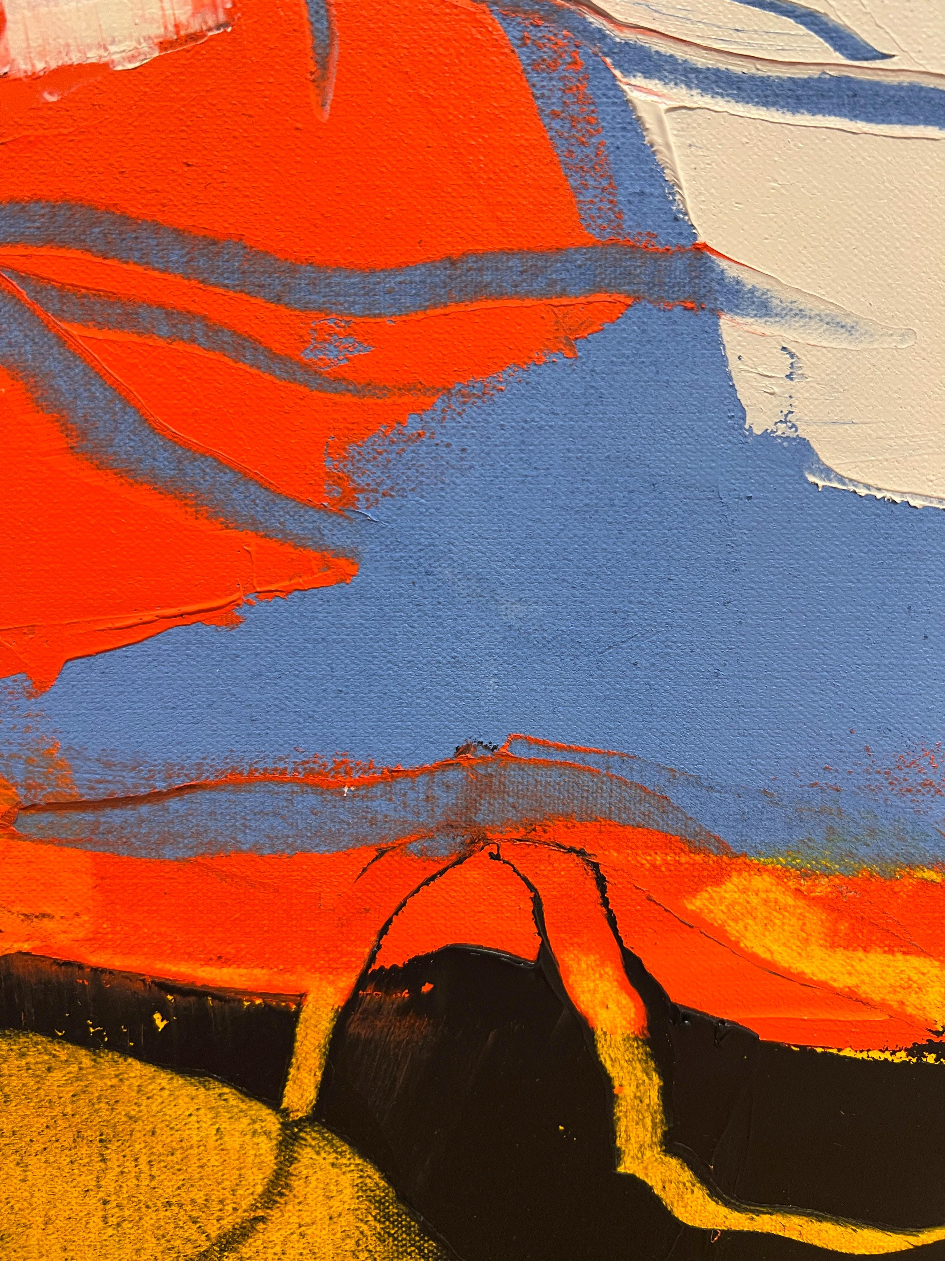 Piccola India - Painting Astratto di Annette Werndl