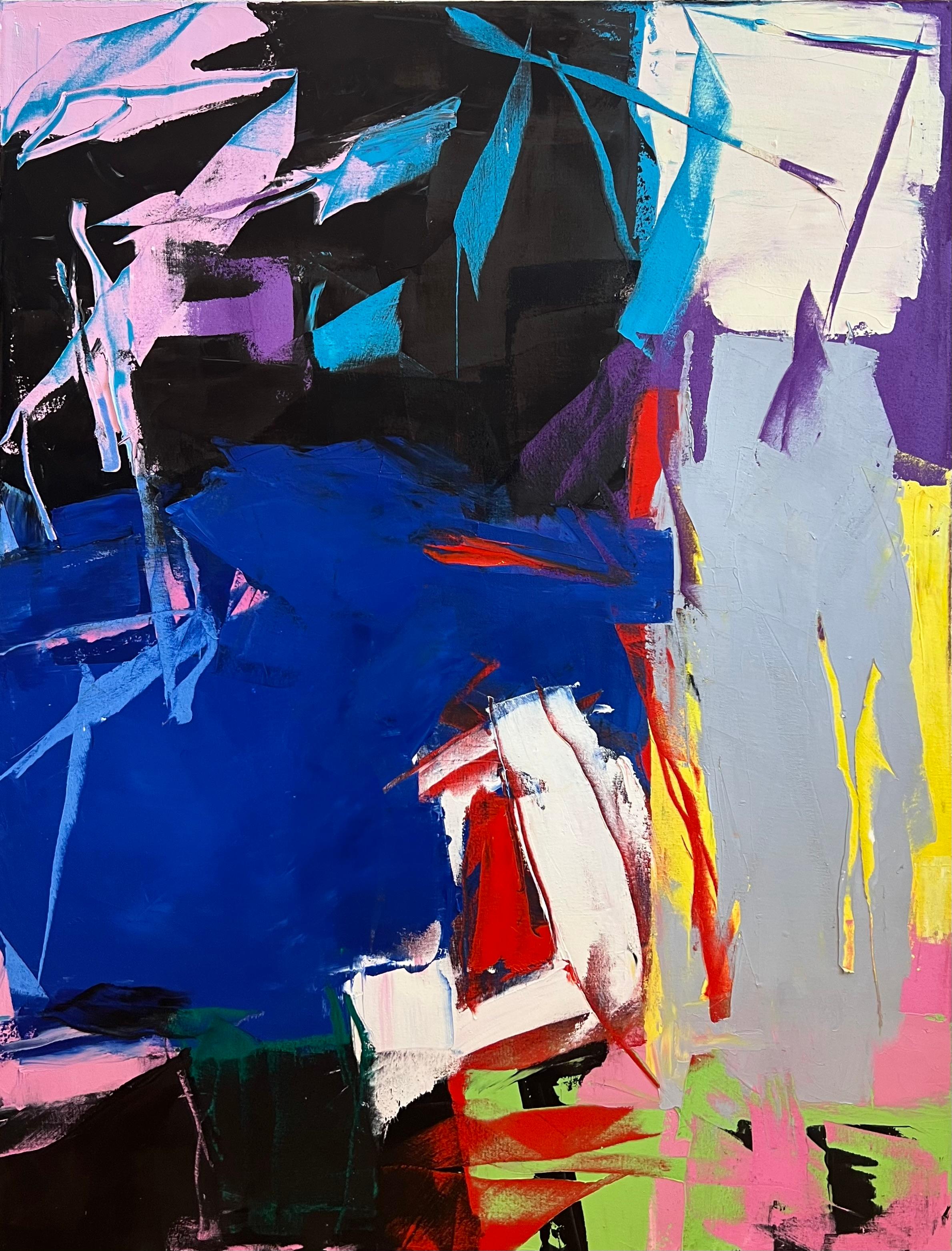 Abstract Painting di Annette Werndl - Wall Street