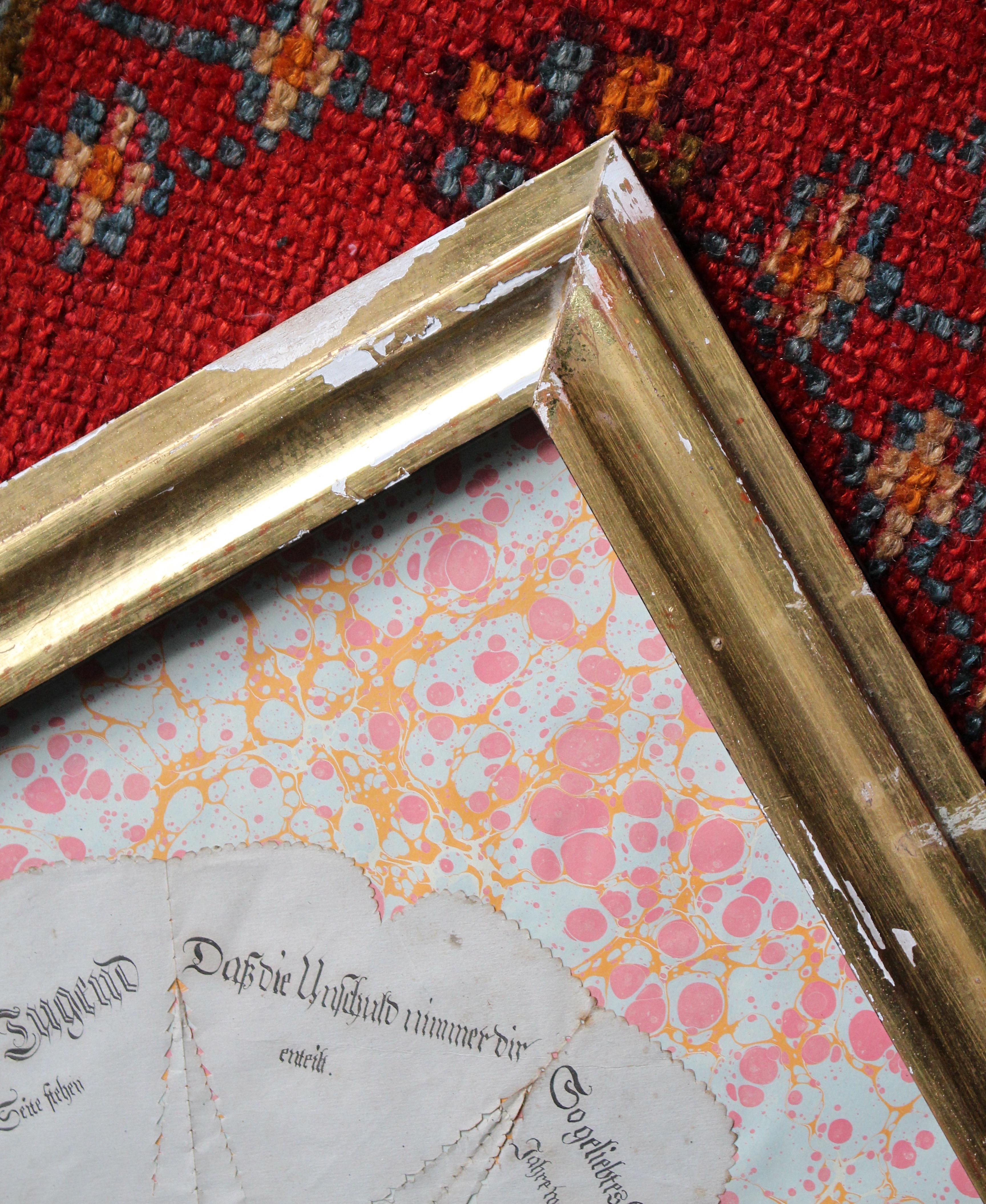 Annette's 1875 Cut Paper German Valentine Fortune Teller/Wishing Wheel 6
