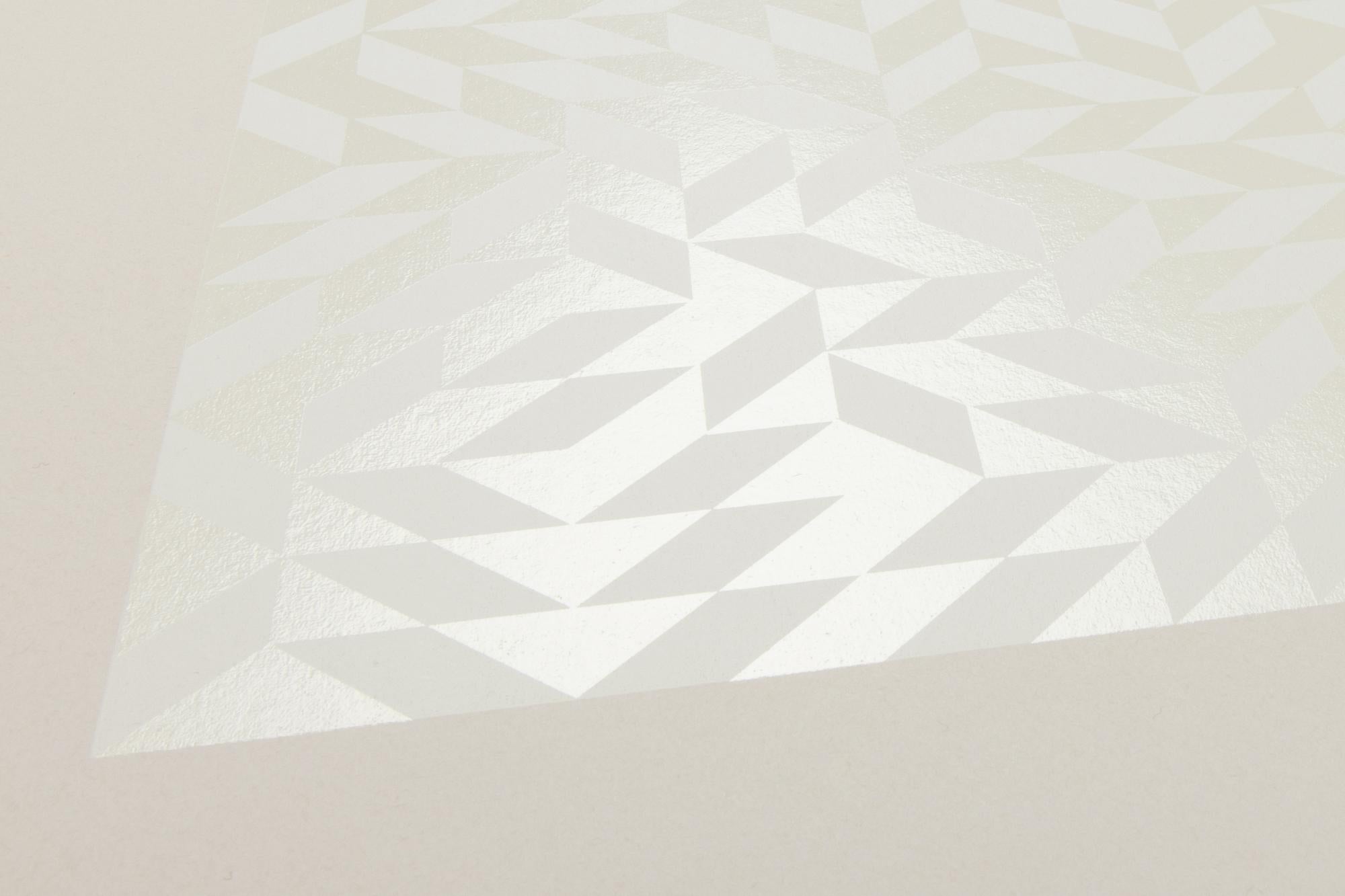 Anni Albers, ST - Serigrafia originale del 1971, Astrazione geometrica in vendita 1