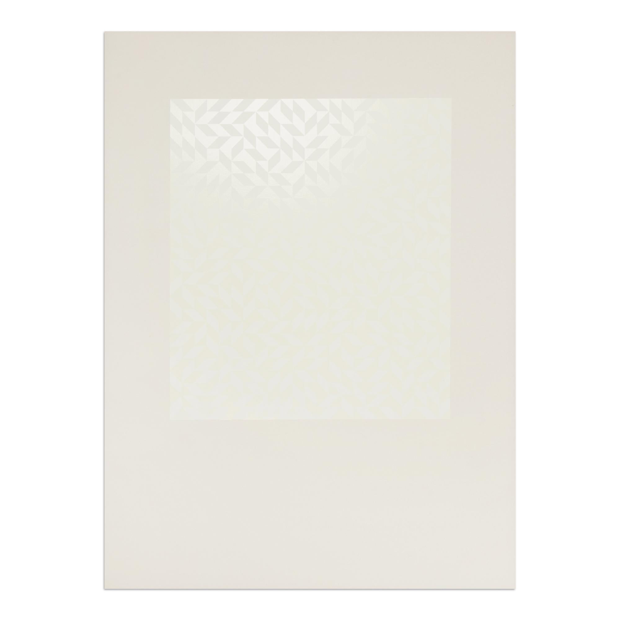 Anni Albers, ST – Original Siebdruck von 1971, Geometrische Abstraktion